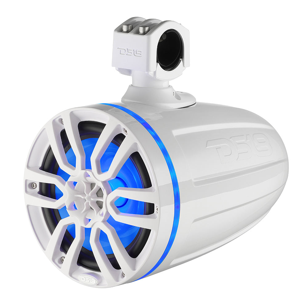 DS18 X Series HYDRO 65 Wakeboard Pod Tower Speaker wRGB LED Light  300W  White  NXLX6TPWH