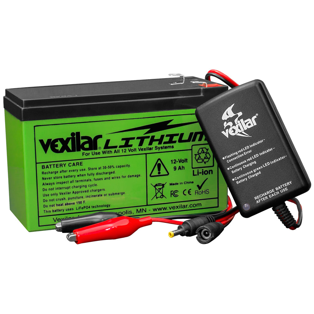 Vexilar 12V Lithium Ion Battery Charger - Professional Marine & Fishing Gear