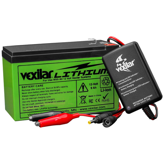 Vexilar 12V Lithium Ion Battery Charger - Professional Marine & Fishing Gear