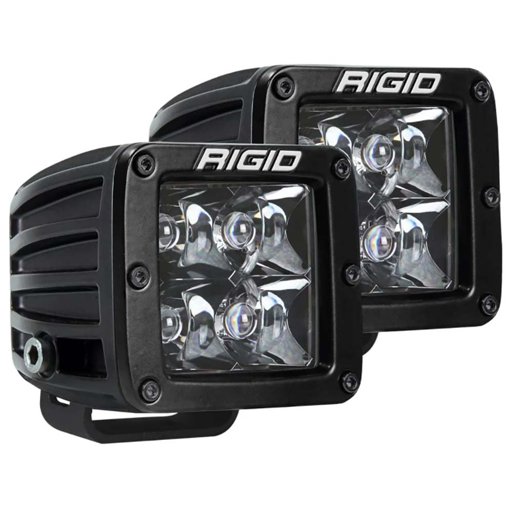 RIGID Industries D-Series Pro Dually Spot Surface Mount Pair - Midnight Edition - Professional Marine & Fishing Gear