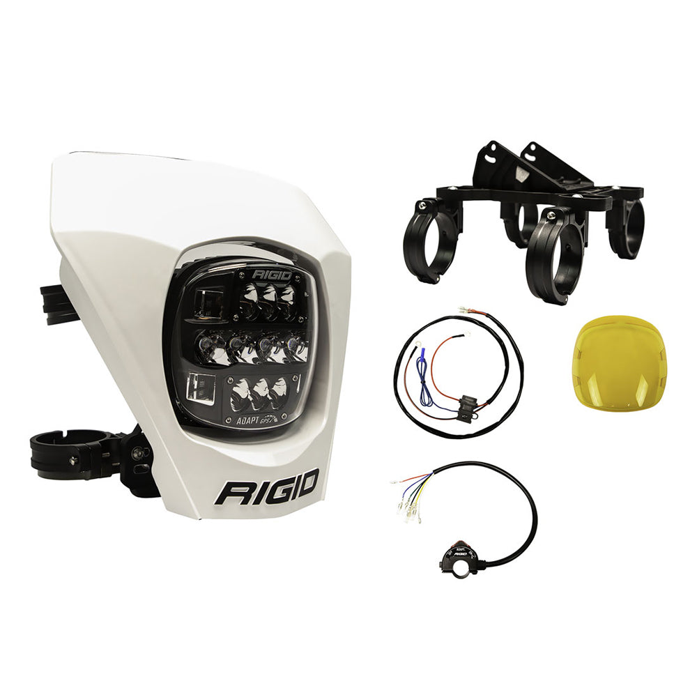 RIGID Industries Adapt XE Extreme Enduro LED Moto Kit - White - Professional Marine & Fishing Gear