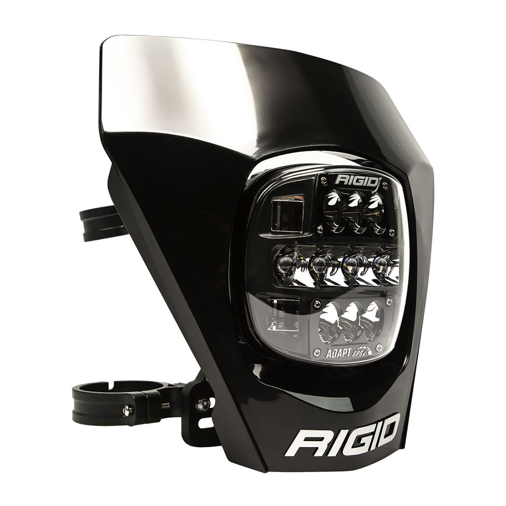 RIGID Industries Adapt XE Number Plate - Black - Professional Marine & Fishing Gear