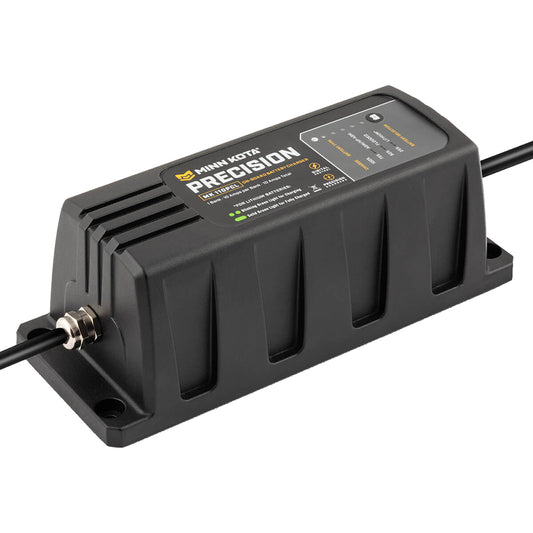 Minn Kota On-Board Precision Charger MK-110 PCL 1 Bank x 10 AMP LI Optimized Charger - Professional Marine & Fishing Gear