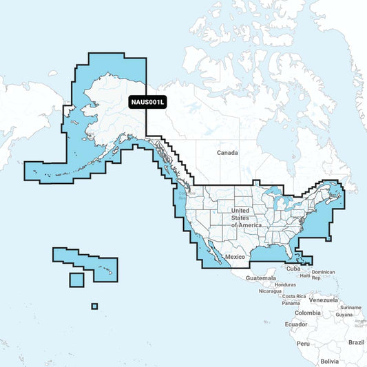 Navionics NAUS001L - U.S. Coastal Canada - Navionics+ - Professional Marine & Fishing Gear