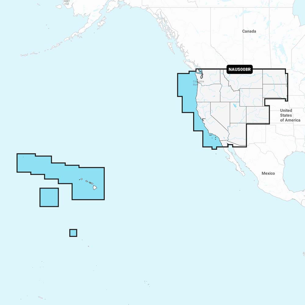 Navionics NAUS008R - U.S. West - Navionics+ - Professional Marine & Fishing Gear