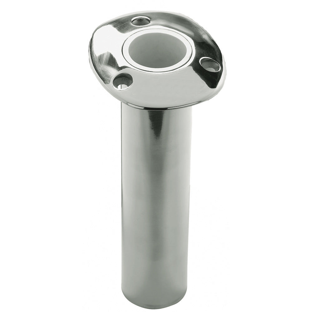 C.E. Smith 536800S - Flush Mount Rod Holder - 0 Degree - Swivel - 10.5" Deep - Professional Marine & Fishing Gear