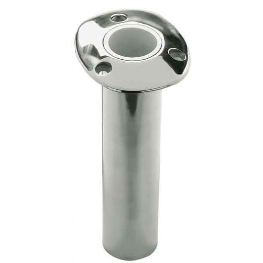 C.E. Smith 536800S - Flush Mount Rod Holder - 0 Degree - Swivel - 10.5" Deep - Professional Marine & Fishing Gear