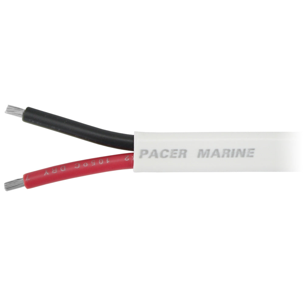 Pacer 18/2 AWG Duplex Cable - Flat Cable - Red/Black - 500' - Professional Marine & Fishing Gear