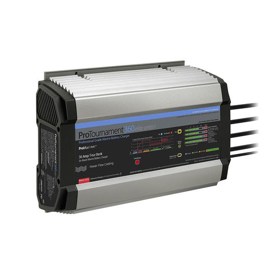 ProMariner ProTournament 360 Elite Series3 4-Bank On-Board Marine Battery Charger - Professional Marine & Fishing Gear