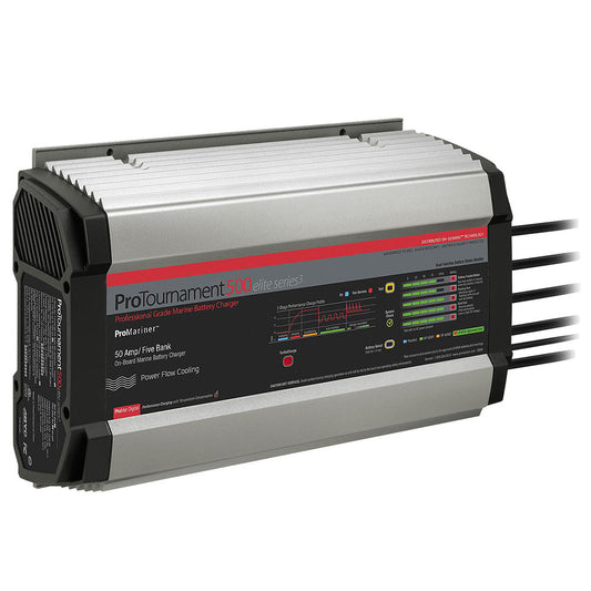ProMariner ProTournament 500 Elite Series3 5-Bank On-Board Marine Battery Charger - Professional Marine & Fishing Gear