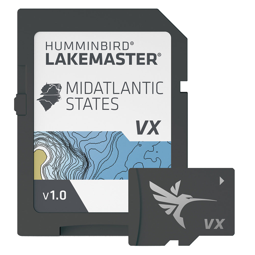 Humminbird LakeMaster VX - Mid-Atlantic States - Professional Marine & Fishing Gear