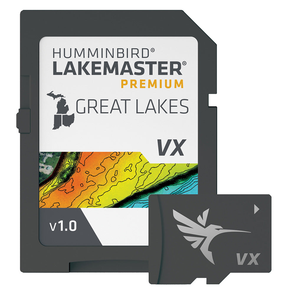 Humminbird LakeMaster VX Premium - Great Lakes - Professional Marine & Fishing Gear