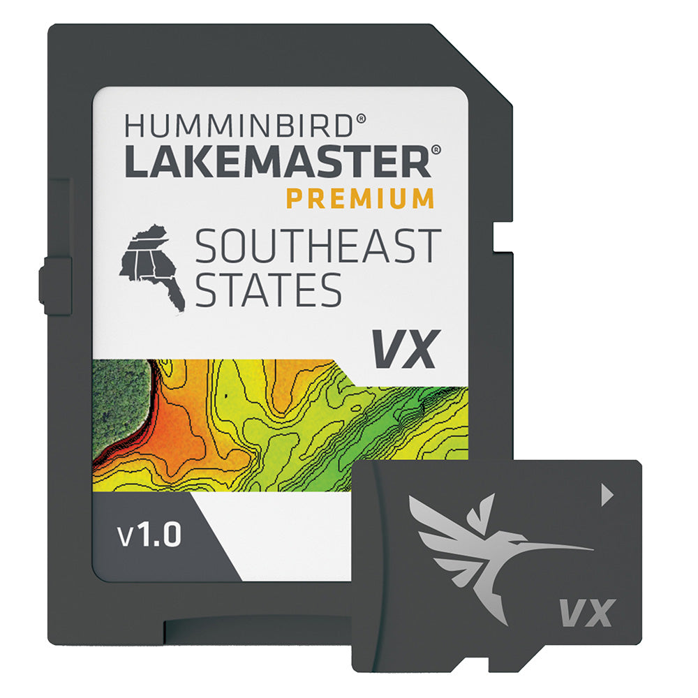Humminbird LakeMaster VX Premium - Southeast - Professional Marine & Fishing Gear