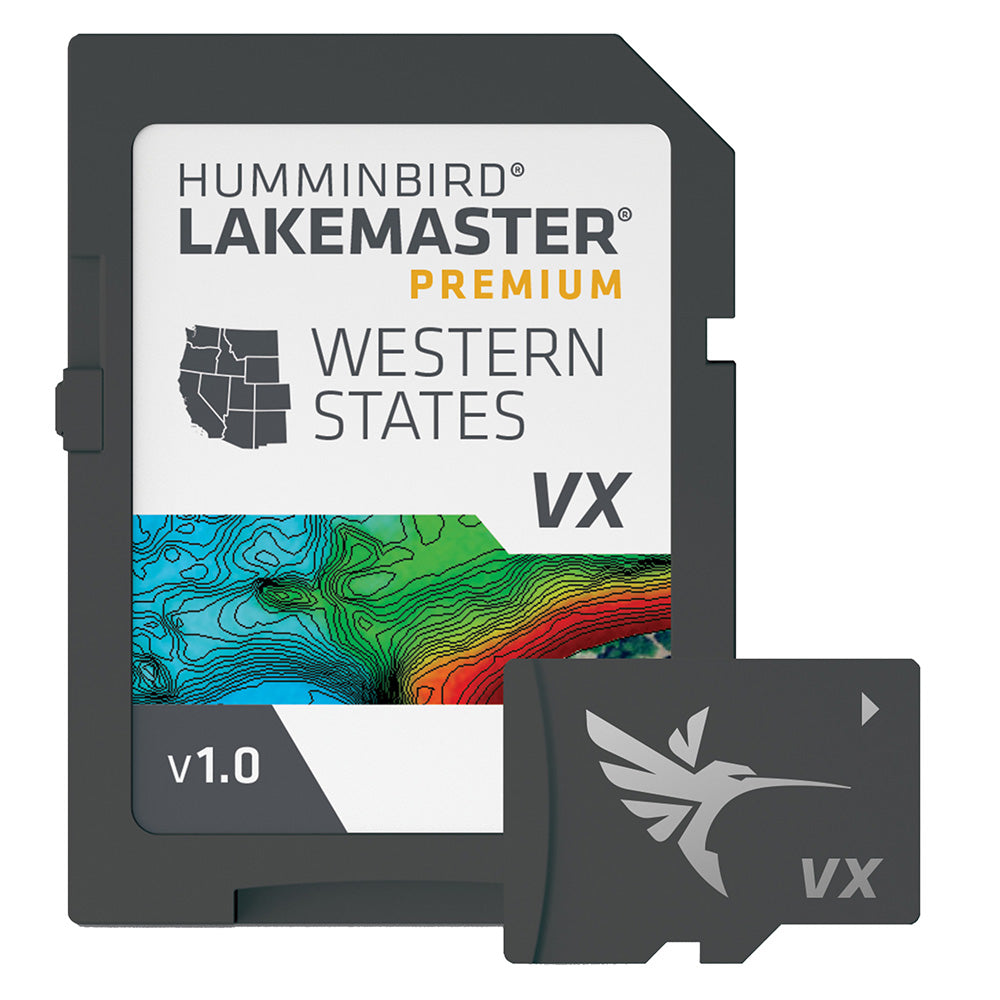 Humminbird LakeMaster VX Premium - Western States - Professional Marine & Fishing Gear