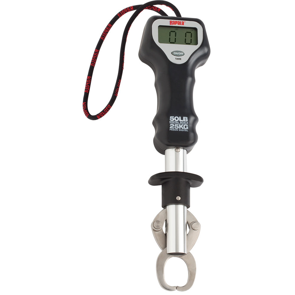 Rapala 50lb Digital Fish Gripper Scale - Professional Marine & Fishing Gear