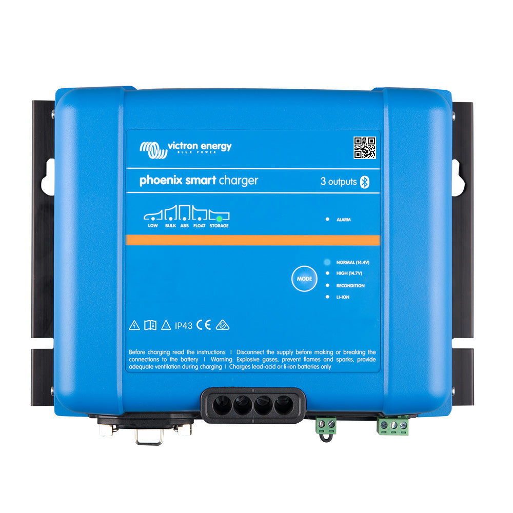 Victron Phoenix Smart IP43 Charger 24/25 (3) 120-240VAC Requires 5-15P Mains Cord - Professional Marine & Fishing Gear