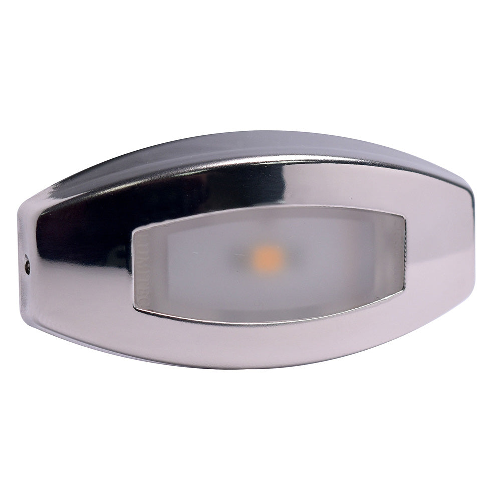 Lumitec Fiji Courtesy Light - Polished Housing - Direct RGBW Lights - 4-Pack - Professional Marine & Fishing Gear