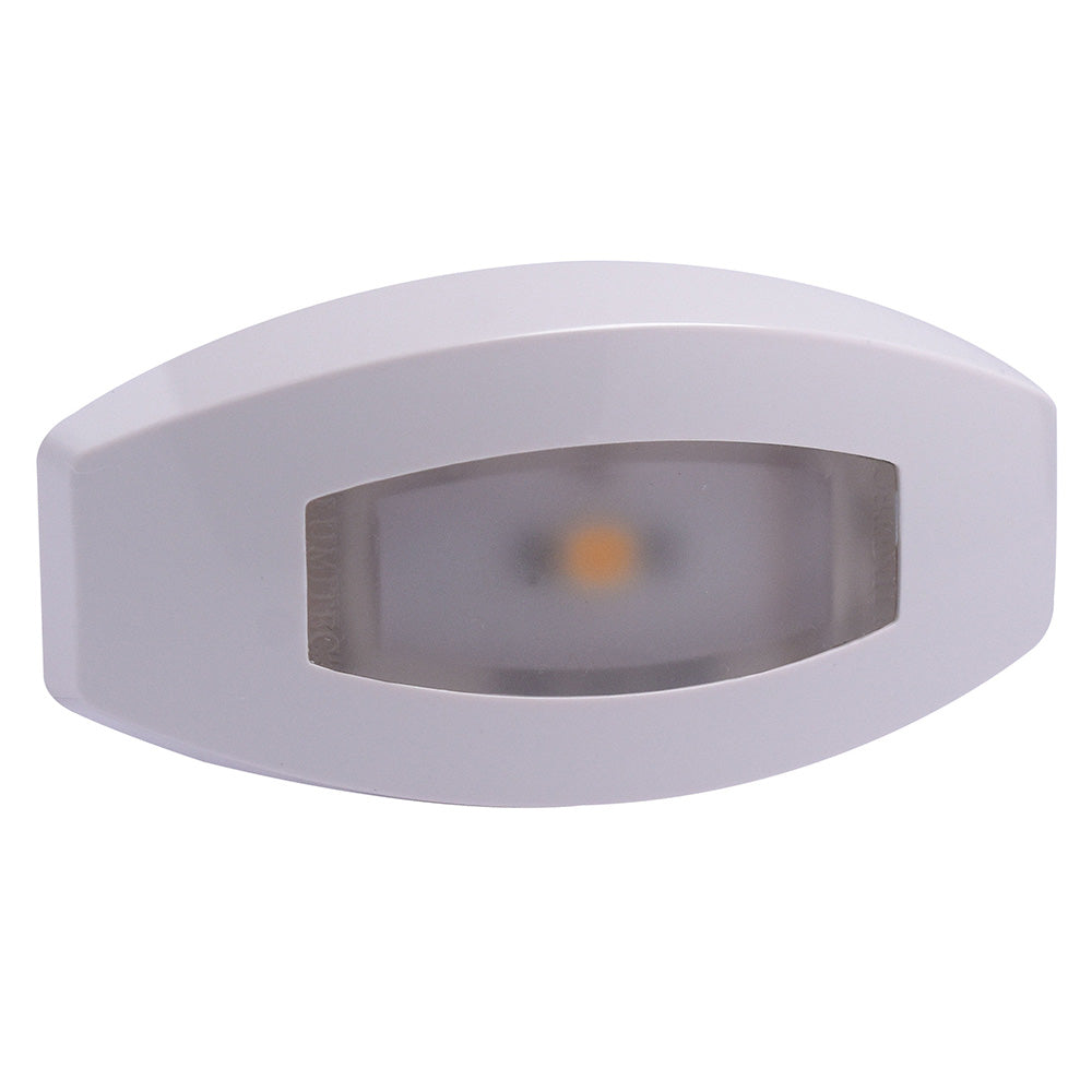 Lumitec Fiji Courtesy Light - White Housing - Direct RGBW Lights - 4-Pack - Professional Marine & Fishing Gear