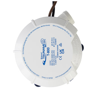 Attwood Tsunami MK2 Manual Bilge Pump - T800 - 800 GPH 12V