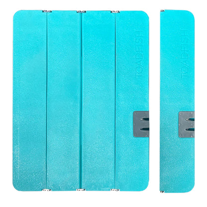 Toadfish Stowaway Folding Cutting Board w/Built-In Knife Sharpener - Teal - Professional Marine & Fishing Gear