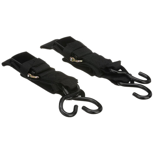 Attwood Quick-Release Transom Tie-Down Straps 2" x 4 Pair - Professional Marine & Fishing Gear