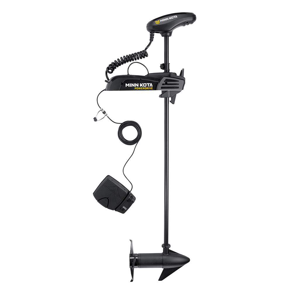 Minn Kota PowerDrive 55 Trolling Motor w/Foot Pedal - 12V - 55LB - 54" - Professional Marine & Fishing Gear